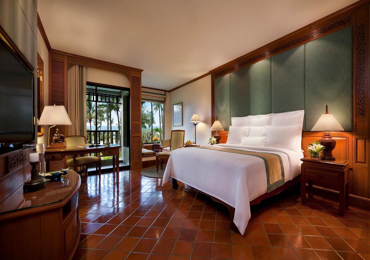 Deluxe Zimmer Garten und Meer mit 1 Kingsize-Bett und eingeschränktem Meerblick