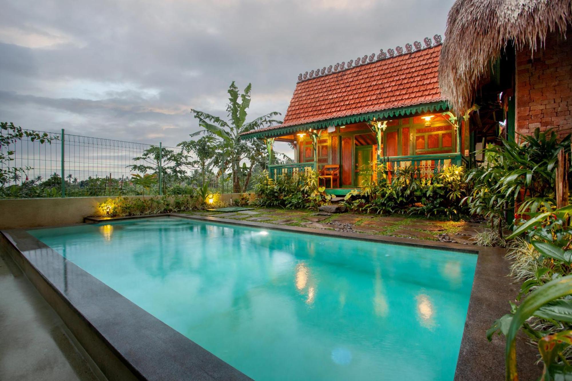 One-Bedroom Villa Private Pool Rice Field View
