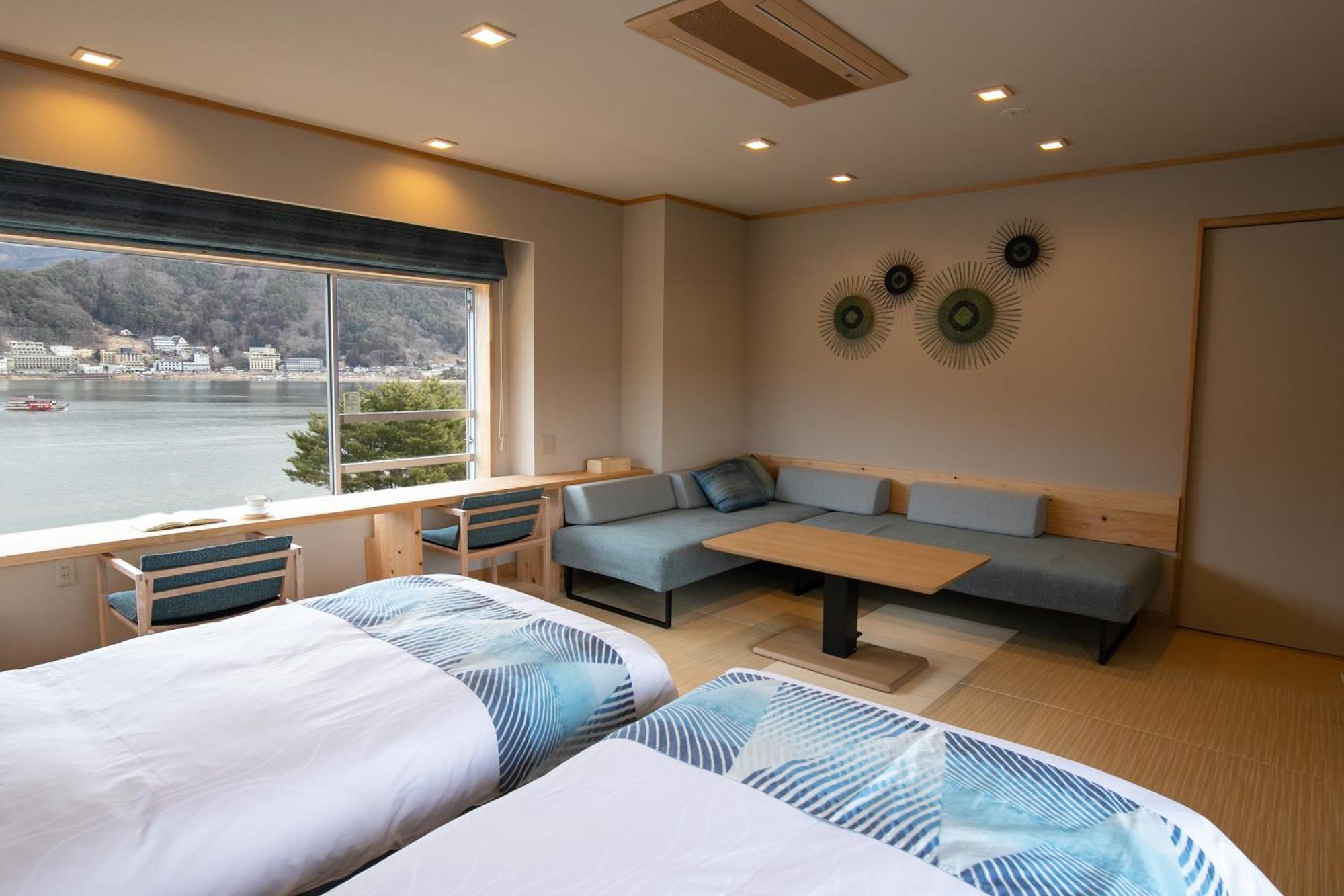 View bath Corner Room Tatami Area Lake View Non-Smoking West Building