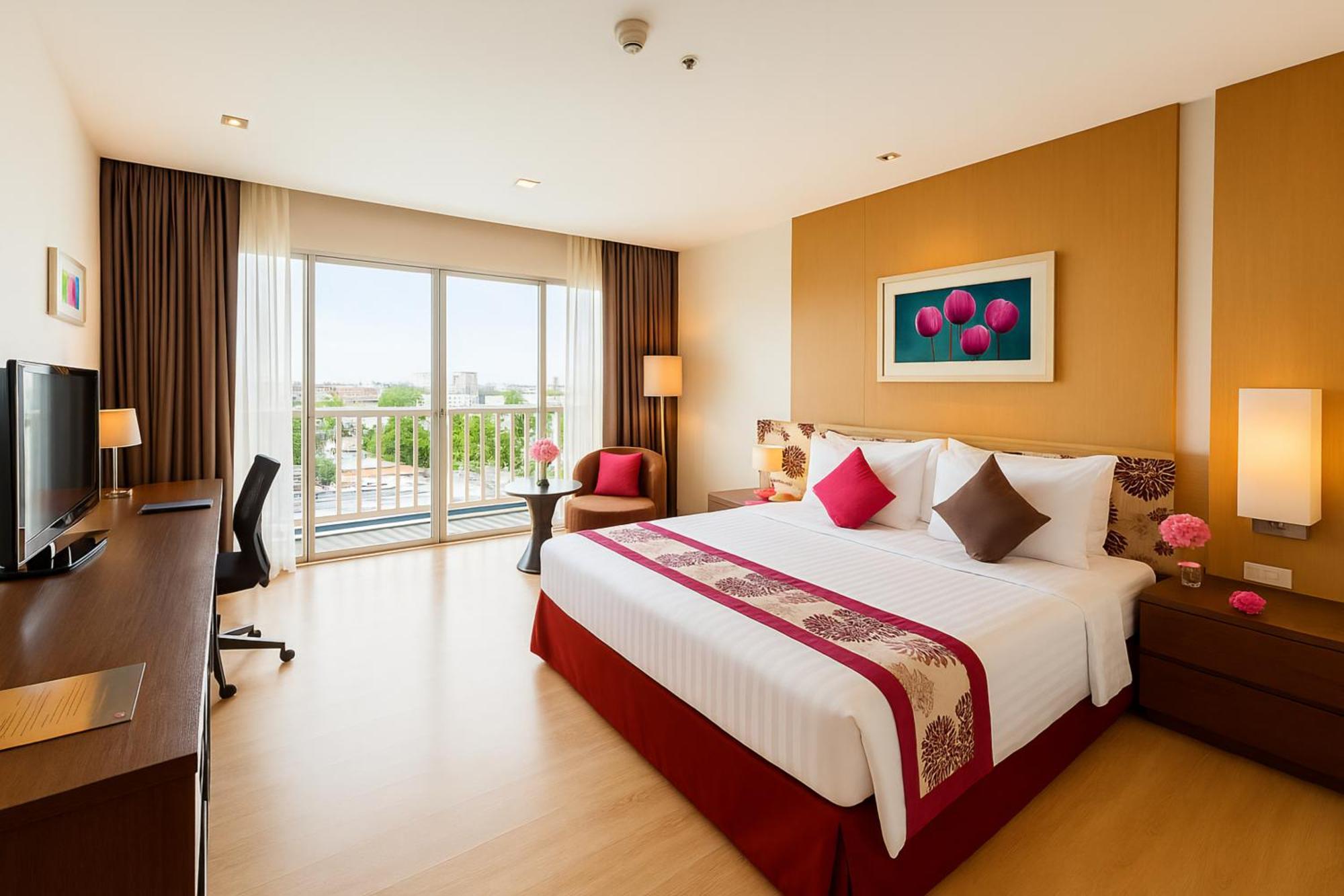 Deluxe King Room Balcony
